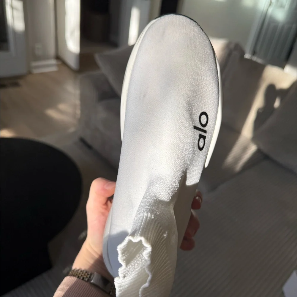 Alo White Sock Sneakers - Picture 11 of 11